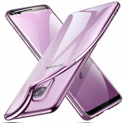 Coque silicone gel ESR 3D Plating contours métallisés Samsung Galaxy S9