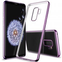Coque silicone gel ESR 3D Plating contours métallisés Samsung Galaxy S9 Plus