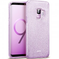 Coque rigide ESR pailletée étincelante Samsung Galaxy S9