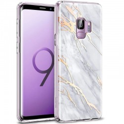 Coque silicone gel ESR Effet Marbré Samsung Galaxy S9