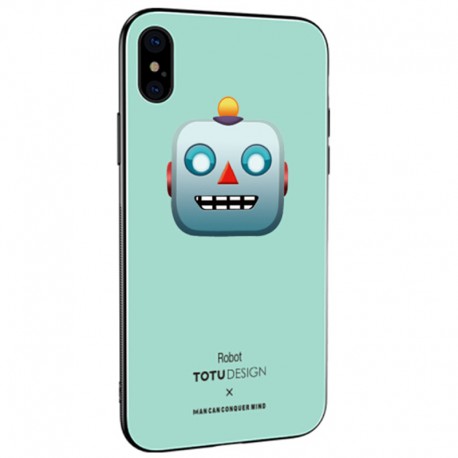 Coque rigide TOTUDesign Vitros Animoji Series Apple iPhone X Robot