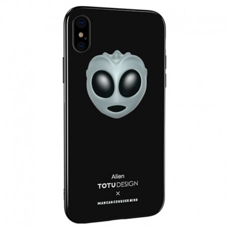 Coque rigide TOTUDesign Vitros Animoji Series Apple iPhone X Alien