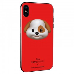 Coque rigide TOTUDesign Vitros Animoji Series Apple iPhone X Dog