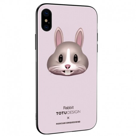 Coque rigide TOTUDesign Vitros Animoji Series Apple iPhone X Rabbit