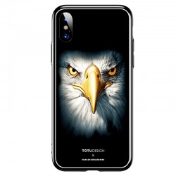 Coque rigide TOTUDesign Vitros Animals Series Apple iPhone X Aigle