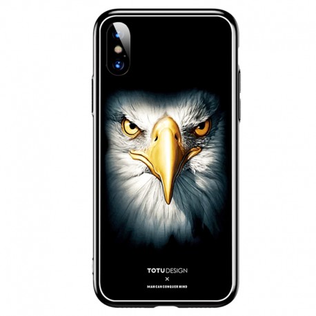 Coque rigide TOTUDesign Vitros Animals Series Apple iPhone X Aigle