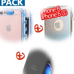 Pack Coque Apple iPhone 6/6S (Calling / Pailletée / Métalisée)