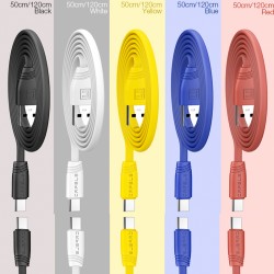 Câble USB Type-C 1.20m CAFELE Flat Series