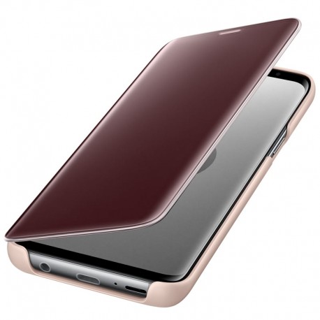 Etui folio Samsung EF-ZG960C Clear View Standing Samsung Galaxy S9 Or