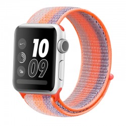Boucle sport nylon tissé Colorful Apple Watch 1/2/3/4 (42/44mm)