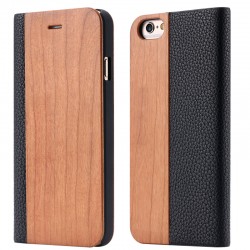 Etui folio Natural Wood Apple iPhone 6/6S Plus