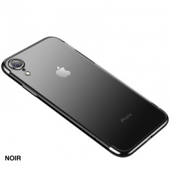 Coque silicone gel CAFELE 3D Plating contours métallisé Apple iPhone XR