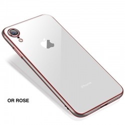 Coque silicone gel CAFELE 3D EDGE Plating contours métallisés Apple iPhone XR