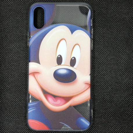 Coque silicone gel Mickey Mouse Apple iPhone XS