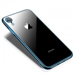 Coque silicone gel CAFELE 3D EDGE Plating contours métallisés Apple iPhone XR