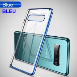 Coque silicone gel CAFELE 3D EDGE Plating contours métallisés Samsung Galaxy S10+