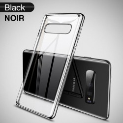 Coque silicone gel CAFELE 3D EDGE Plating contours métallisés Samsung Galaxy S10+