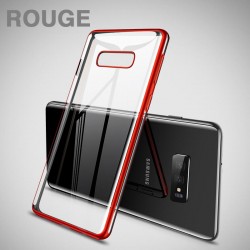 Coque silicone gel CAFELE 3D EDGE Plating contours métallisés Samsung Galaxy S10e