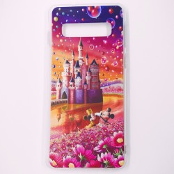 Coque silicone gel Mickey & Minnie Bubble Samsung Galaxy S10 Plus