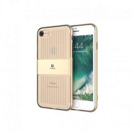 Coque LUGGAGE TRAVELLING Apple iPhone 7 Or