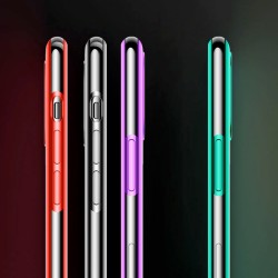Coque silicone gel CAFELE 3D EDGE Plating contours métallisés Apple iPhone 11