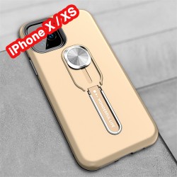 Coque rigide antichoc bimatière Magnetic Series avec béquille Apple iPhone X/XS