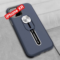Coque rigide antichoc bimatière Magnetic Series avec béquille Apple iPhone XR