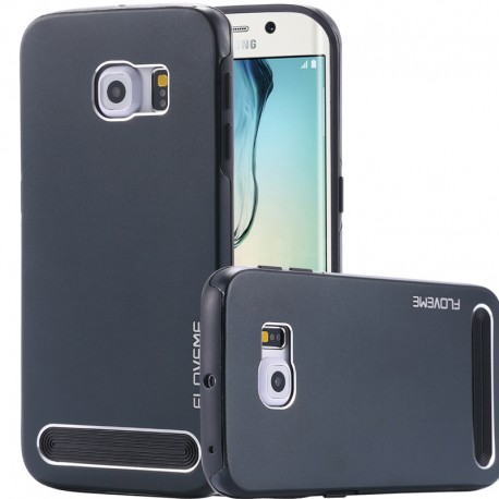 Coque Dual Layer Hybrid Samsung Galaxy S6 Edge Bleu foncé