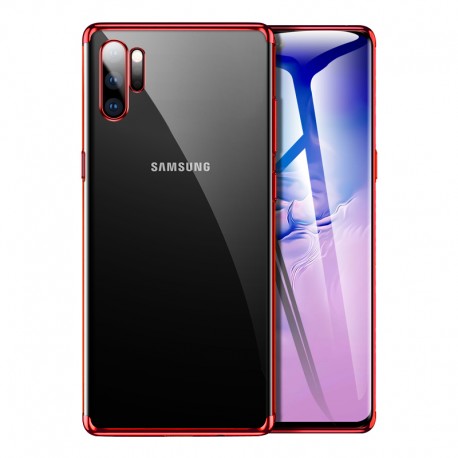 Coque silicone gel 3D Plating contours métallisé Samsung Galaxy Note 10 Plus