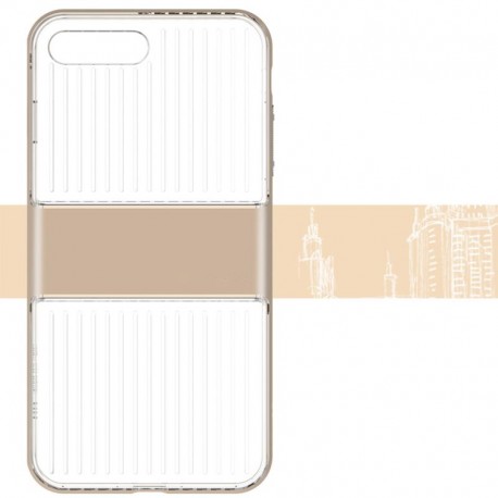 Coque LUGGAGE TRAVELLING Apple iPhone 7 Plus Or