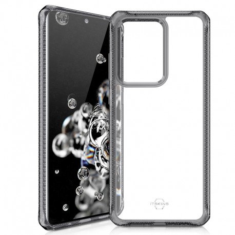 Coque souple ITSKINS HYBRID CLEAR Samsung Galaxy S20 Ultra 5G Noir