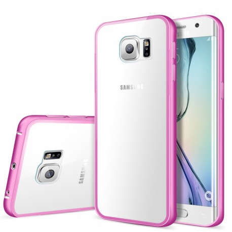 Coque aluminium Samsung Galaxy S7 Edge Rose