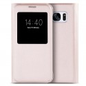Etui folio View Lychee Skin Samsung Galaxy S7 Edge