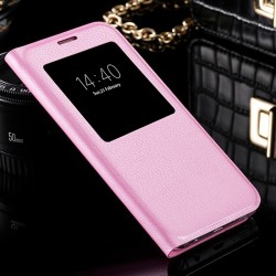 Etui folio View Lychee Skin Samsung Galaxy S7