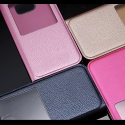 Etui folio View Lychee Skin Samsung Galaxy S7