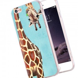 Coque silicone gel GIRAFE Apple iPhone 6/6s Plus
